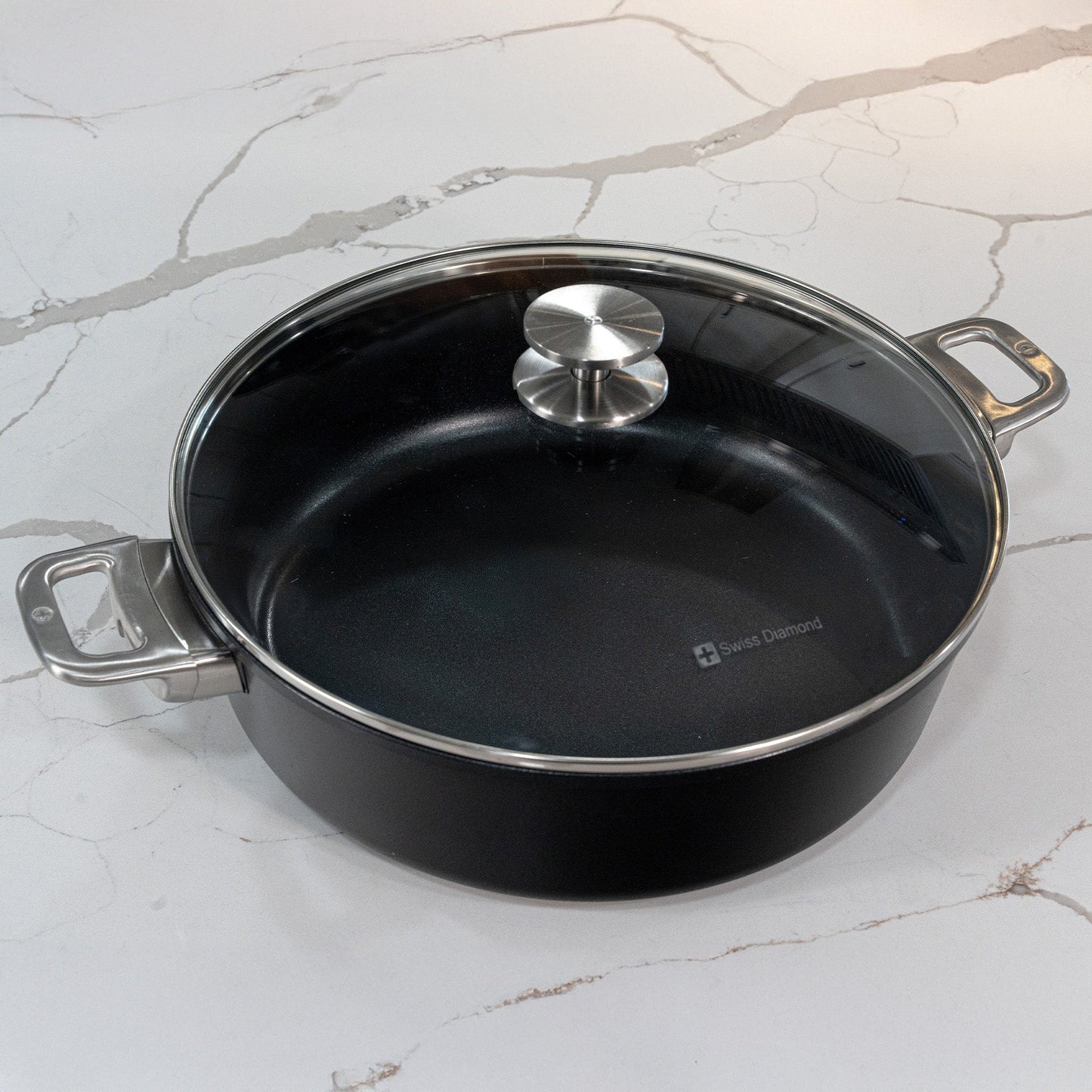 CHD Nonstick Braiser with Glass Lid