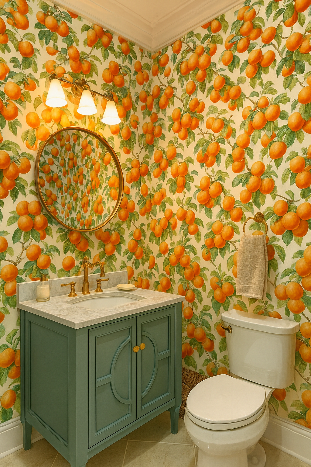 Persimmon Grove Wallpaper