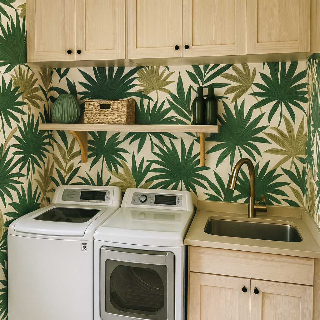 Palm Parade Wallpaper