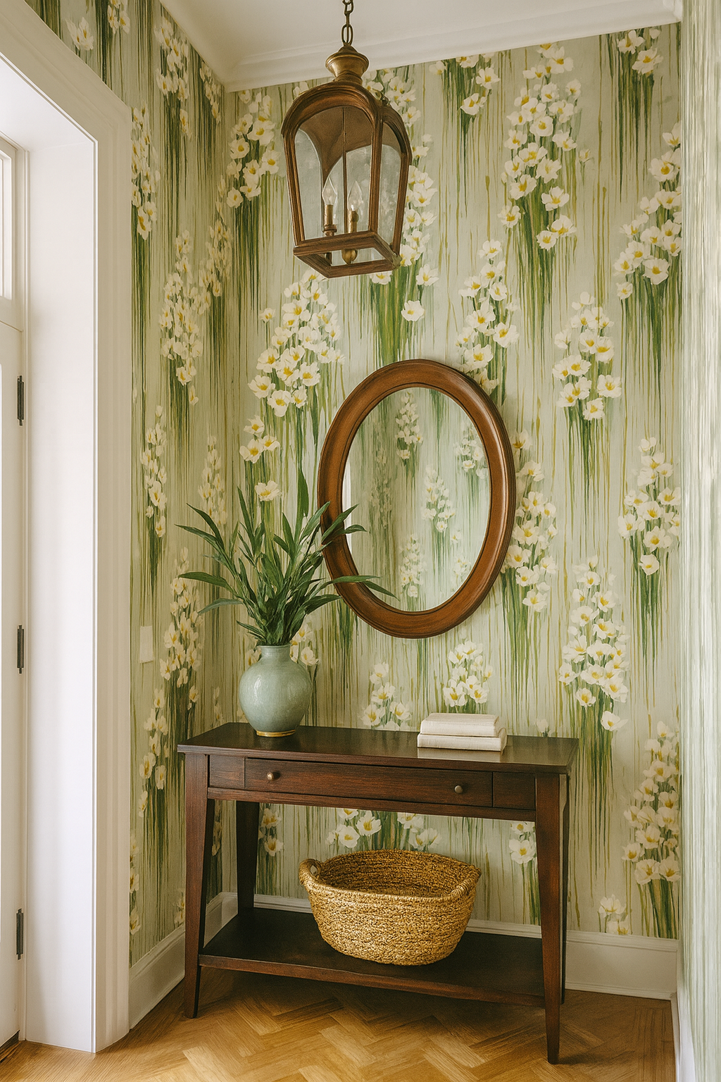 Swamp Lily Drizzle Wallpaper