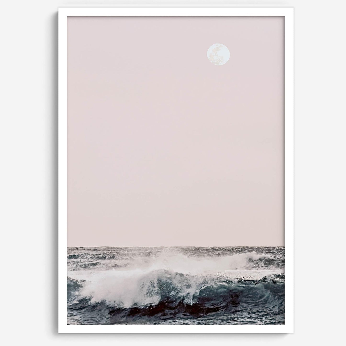 Moon Over Waves