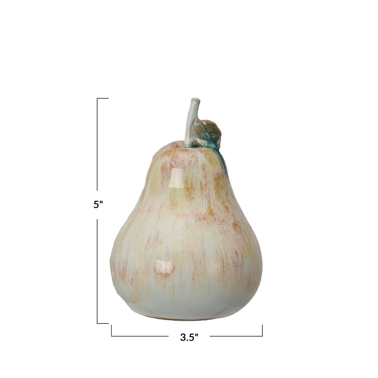 Ceramic Stoneware Decorative Pear