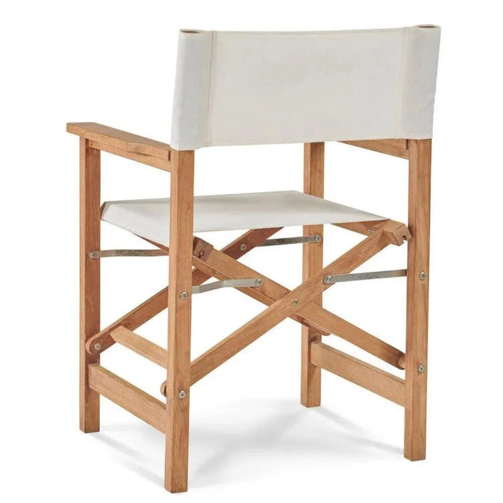 Director Teak Outdoor Folding Armchair