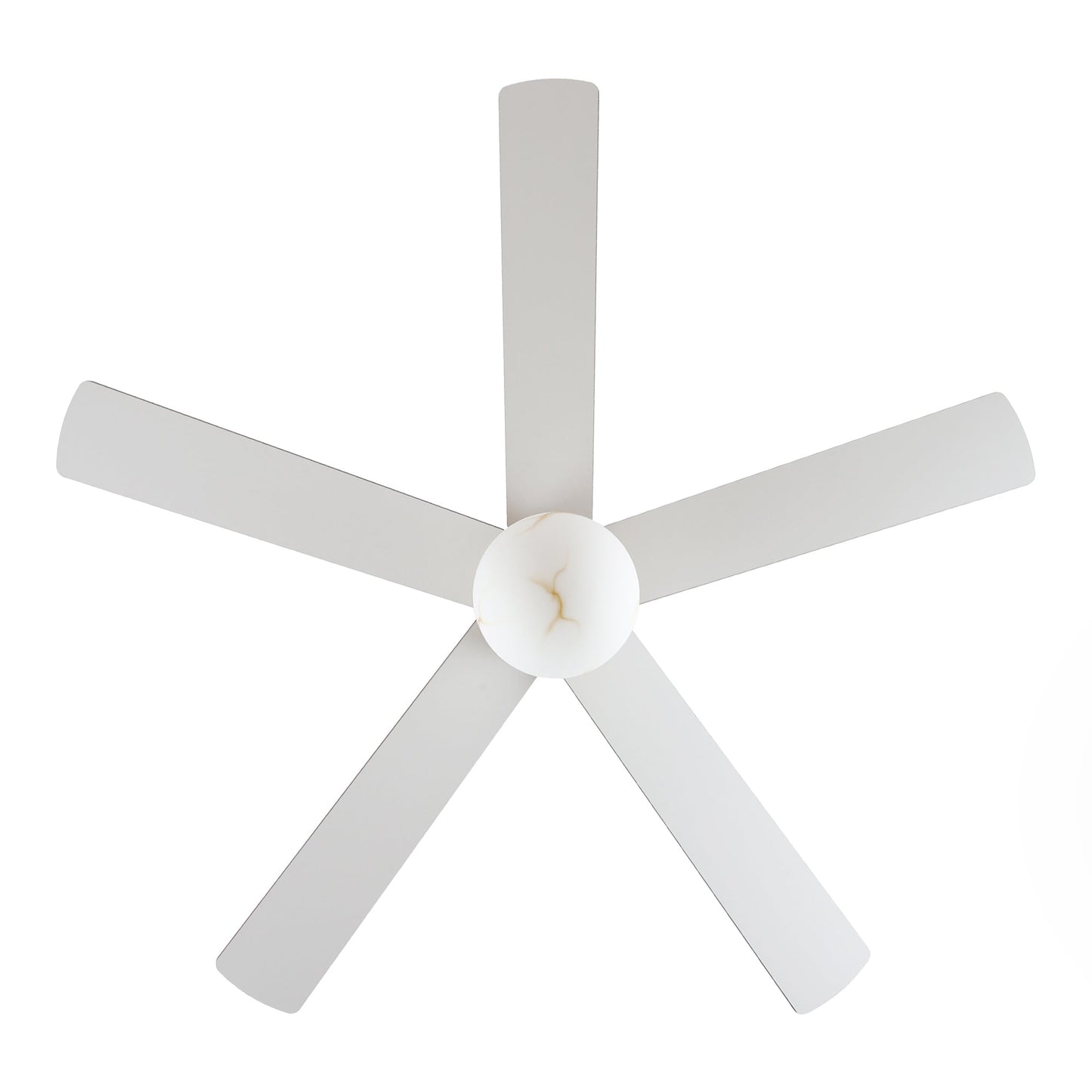 52 Inch Alva Double-sided Blades Downrod Mount LED Ceiling Fan with Remote Control