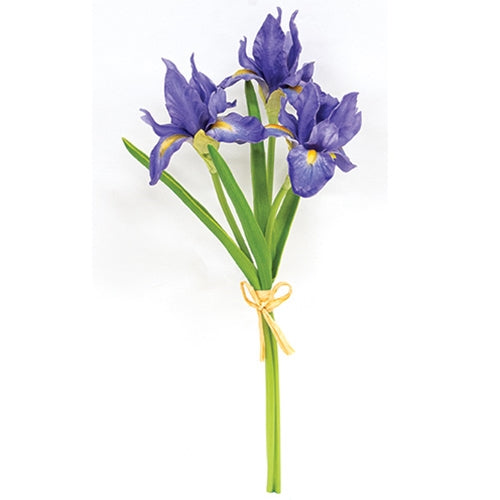 Blue Iris Bouquet - 14.5"