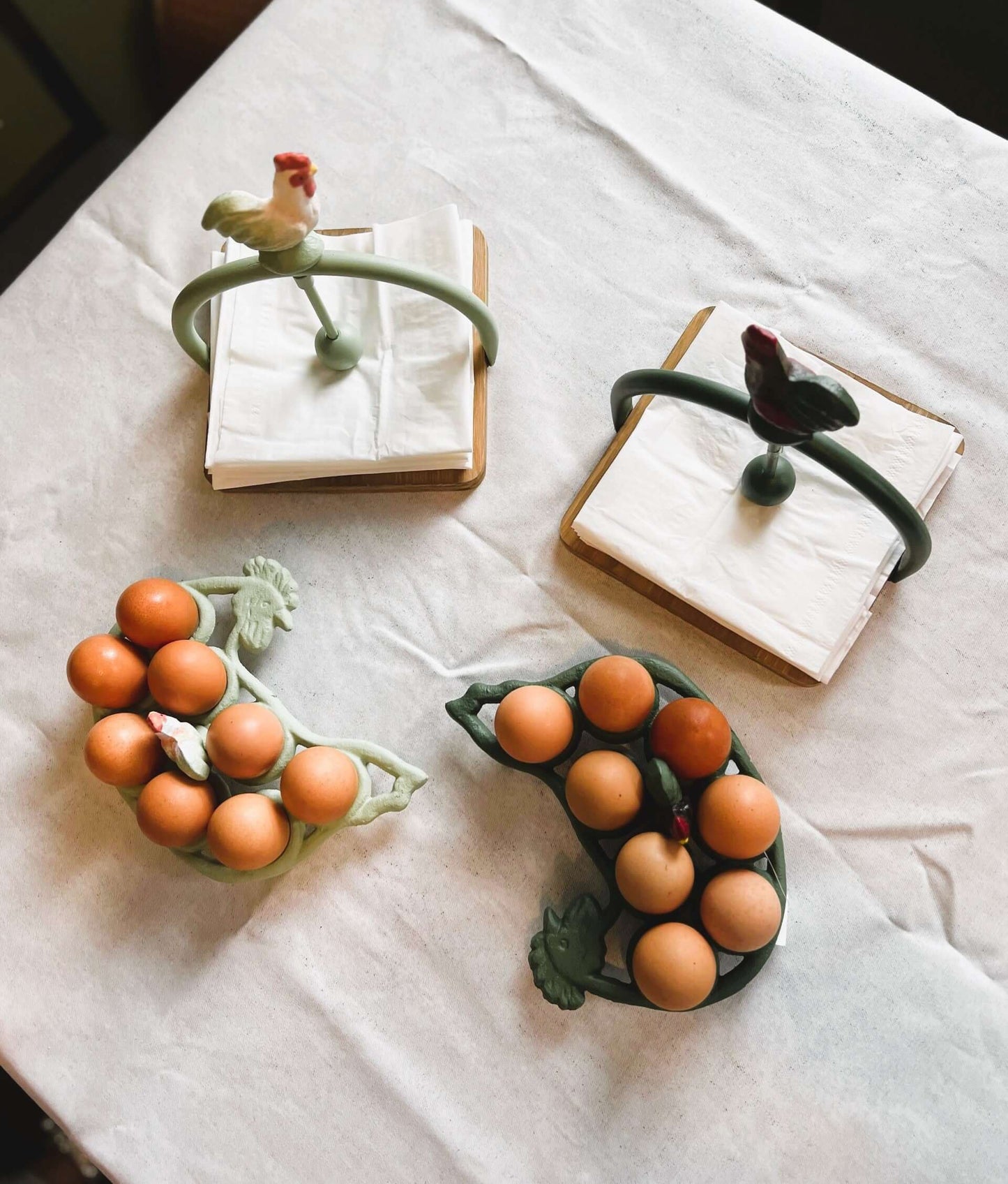Farmhouse Rooster Napkin Holder
