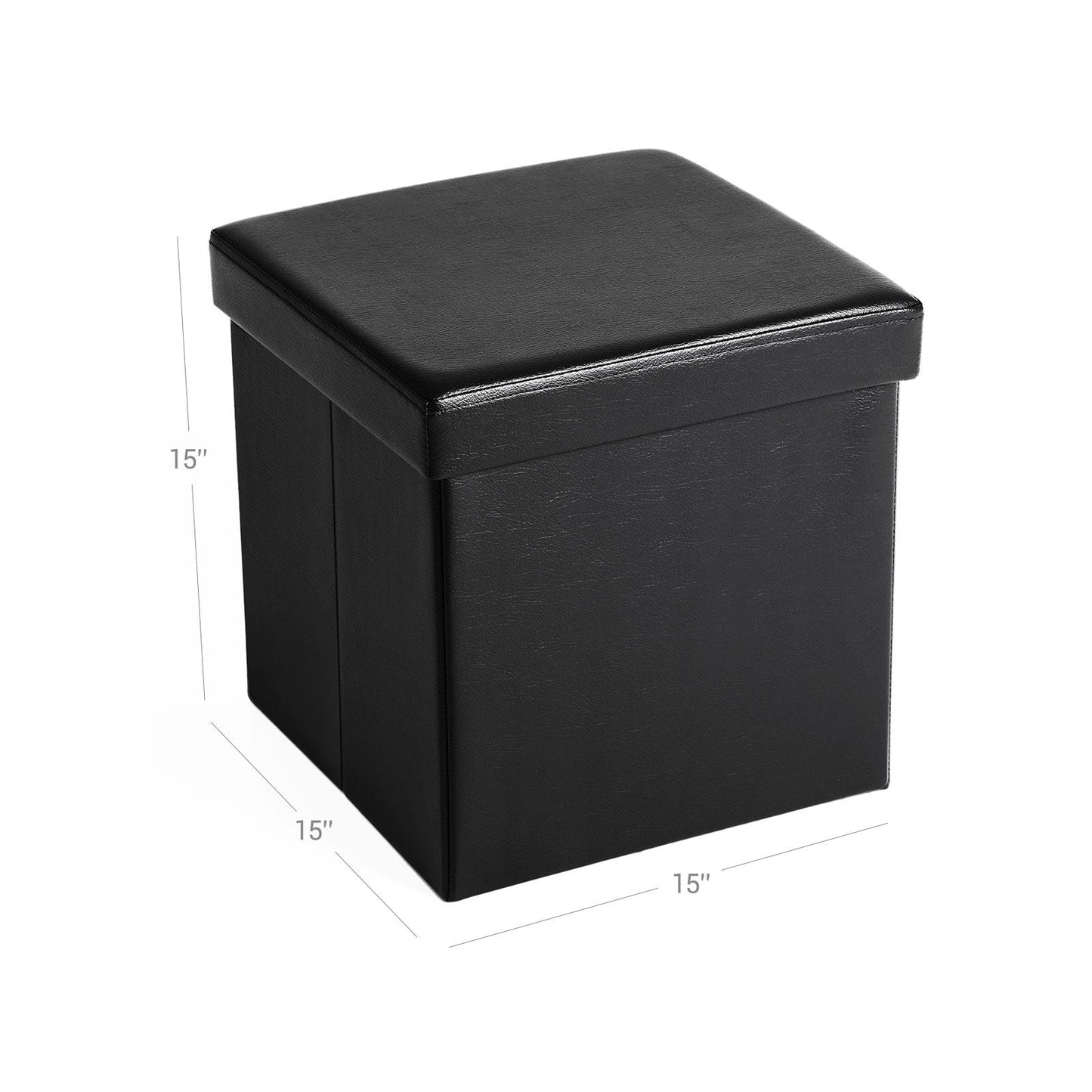 Folding Storage Ottoman Cube