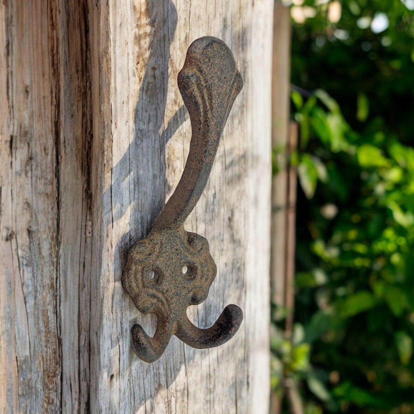 Timeless Antique Cast Iron Hook, Classic Home Storage Solution