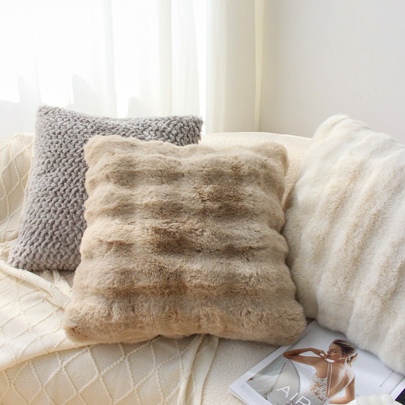 Set of 3 well mixed color and style throw pillow covers with inserts size 18"x18"