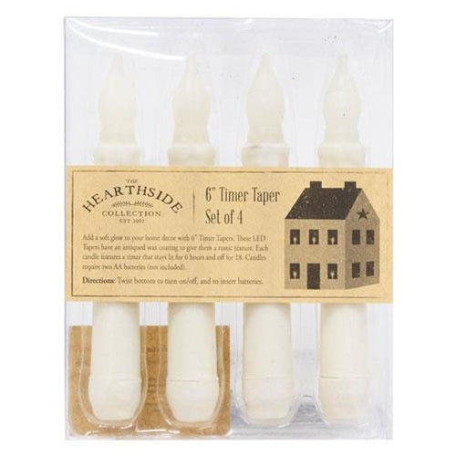 4/Pkg Ivory Timer Tapers