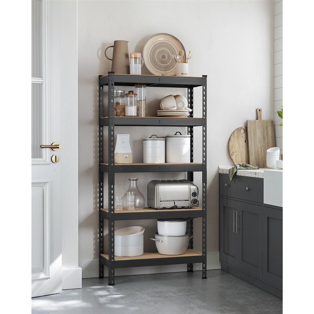 5-Tier Storage Shelves Set of 2