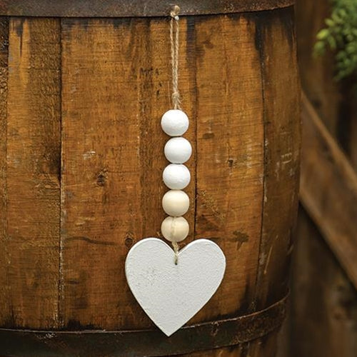 Beaded Heart Ornament