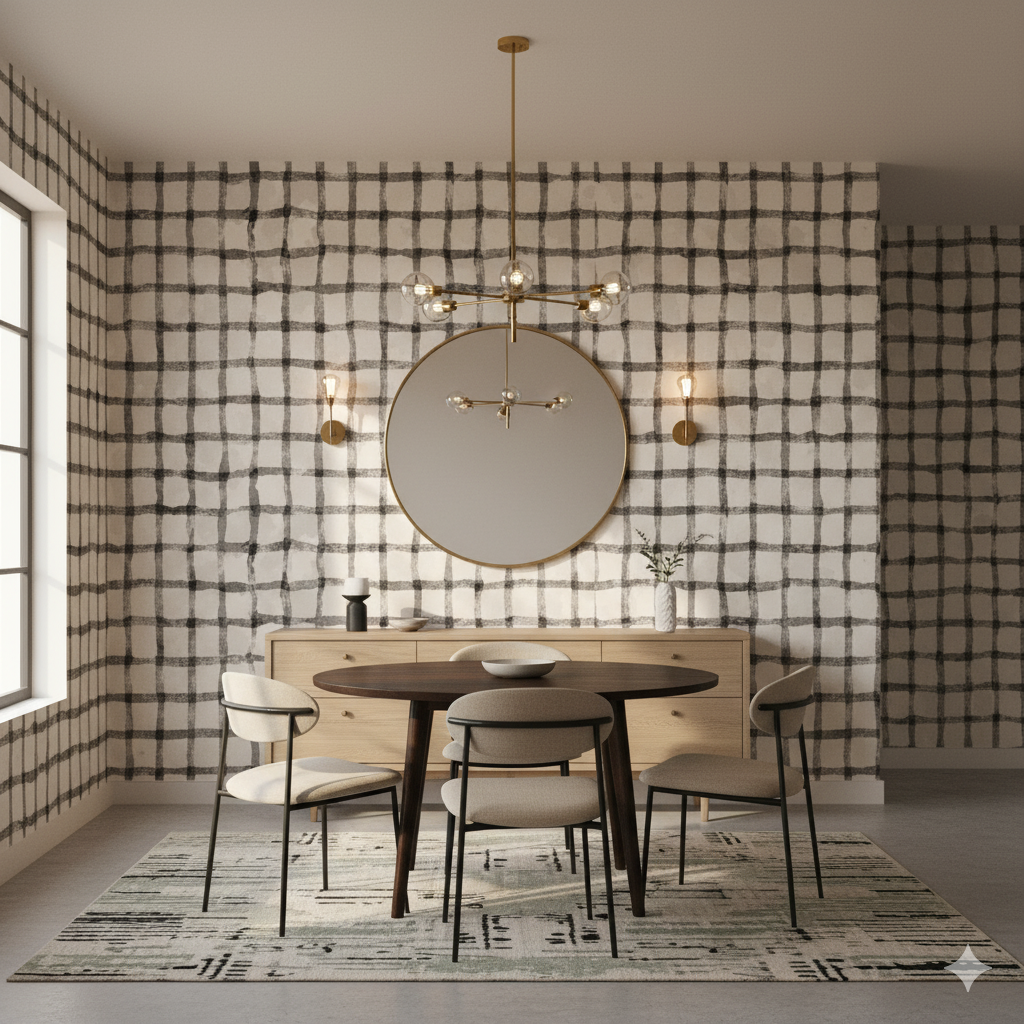 Quarry Grid Wallpaper