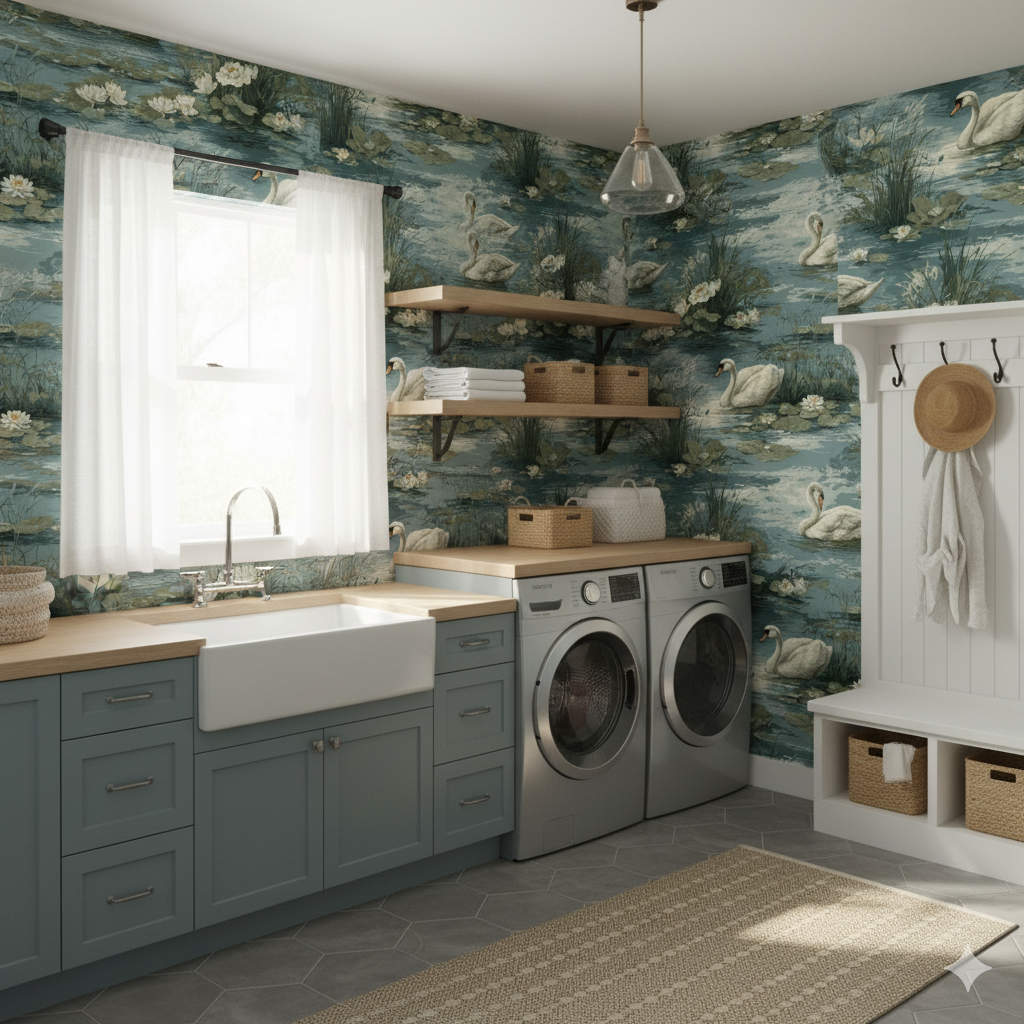 Silverwater Swan Wallpaper