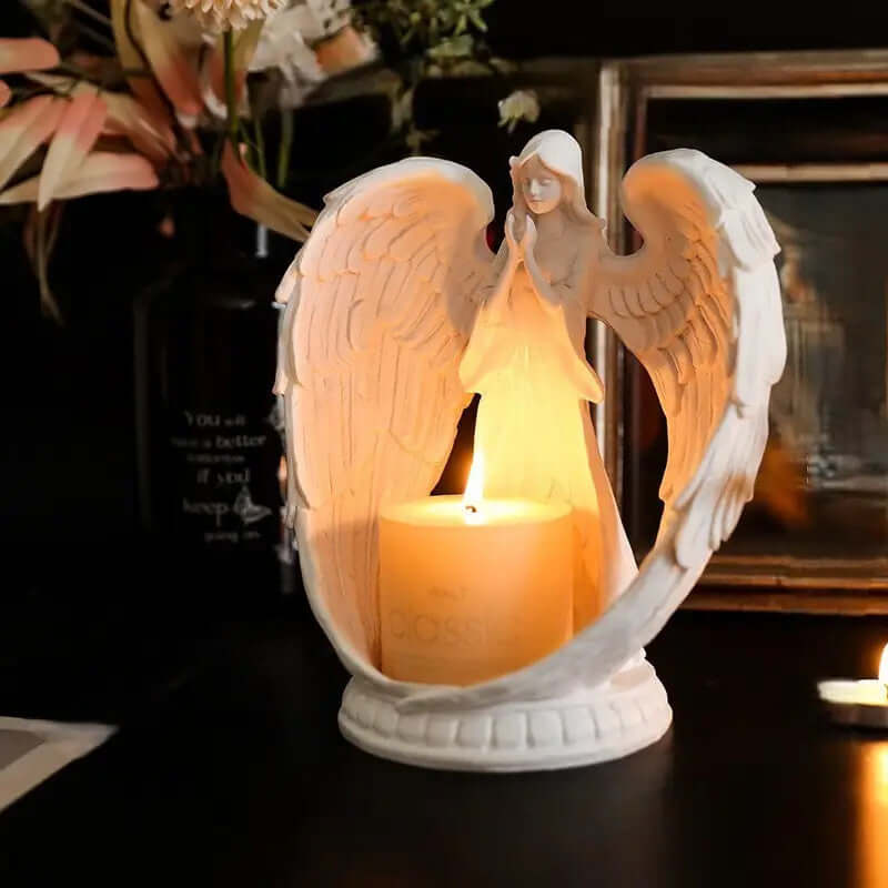 Guardian Angel Candle Holder