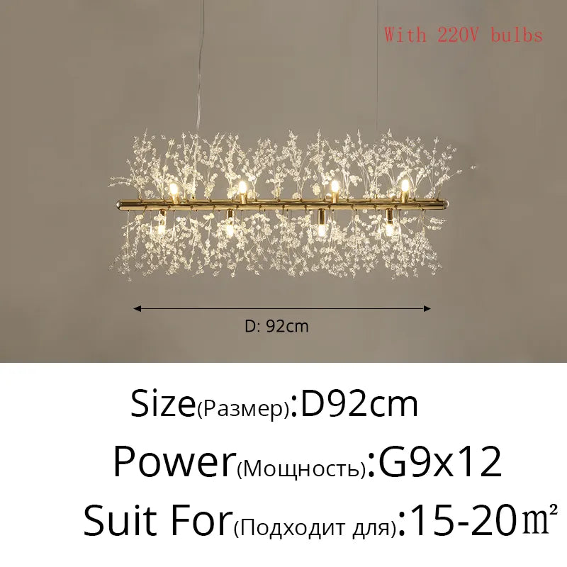 Nordic Modern LED Chandelier - Stylish Firefly Lighting for Living, Dining, and Bedroom