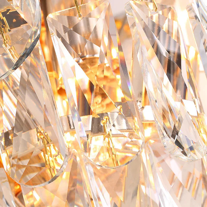 Luisa's Light Luxury Crystal Wall Lamp - Elevate Your Living Spaces with Modern Elegance