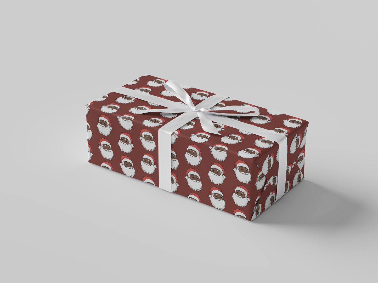 Holly Jolly Santa Gift Wrap