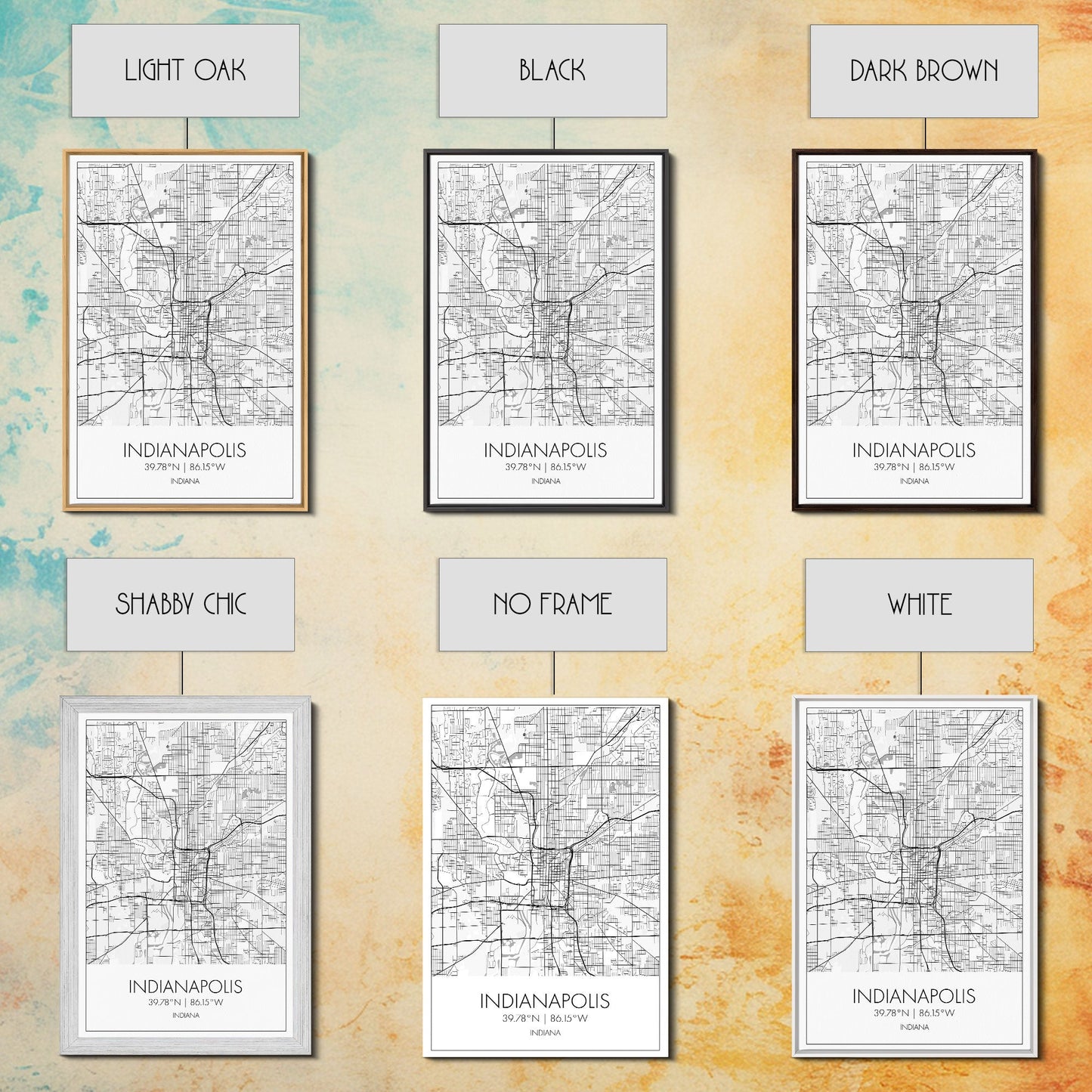 Indianapolis Street Map, Indiana Map, City Map Art, Minimalist Art, Wall Art, Canvas Print, Travel Wall Art, Gifts For Him, Living Room Art