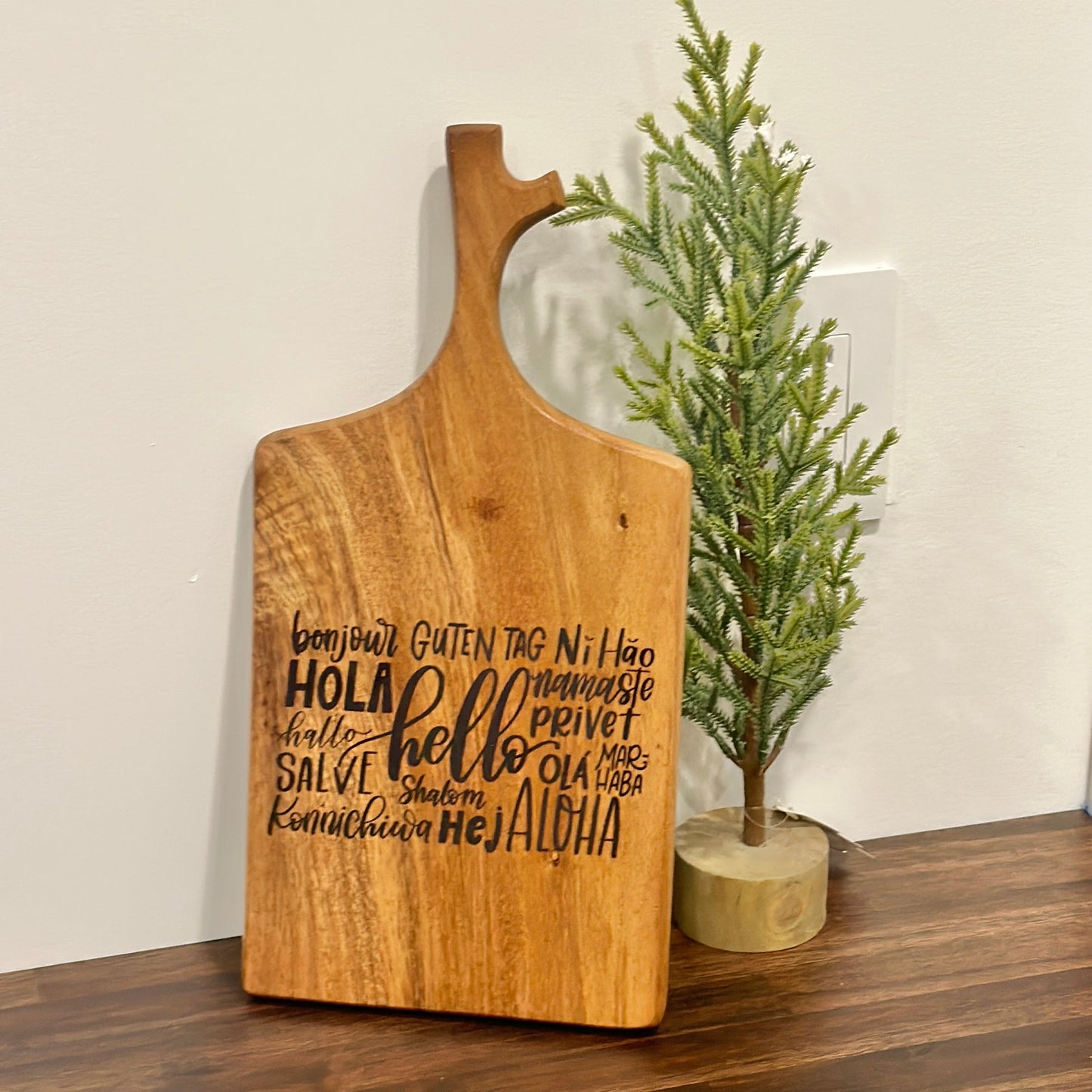 Wooden Cutting Board (15”x8”) | Kitchen Decor | Hello Design | Cheese Board