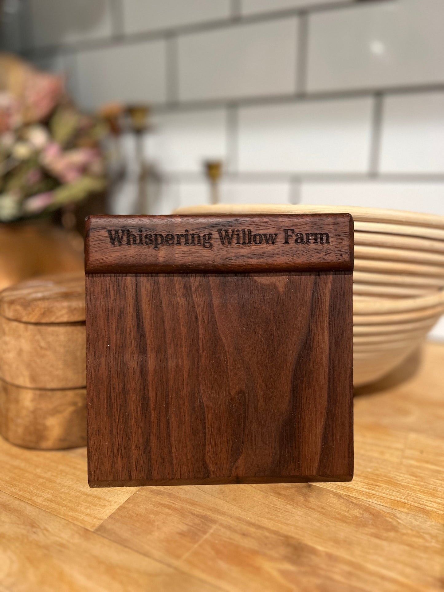 Walnut Sourdough Bench Scraper
