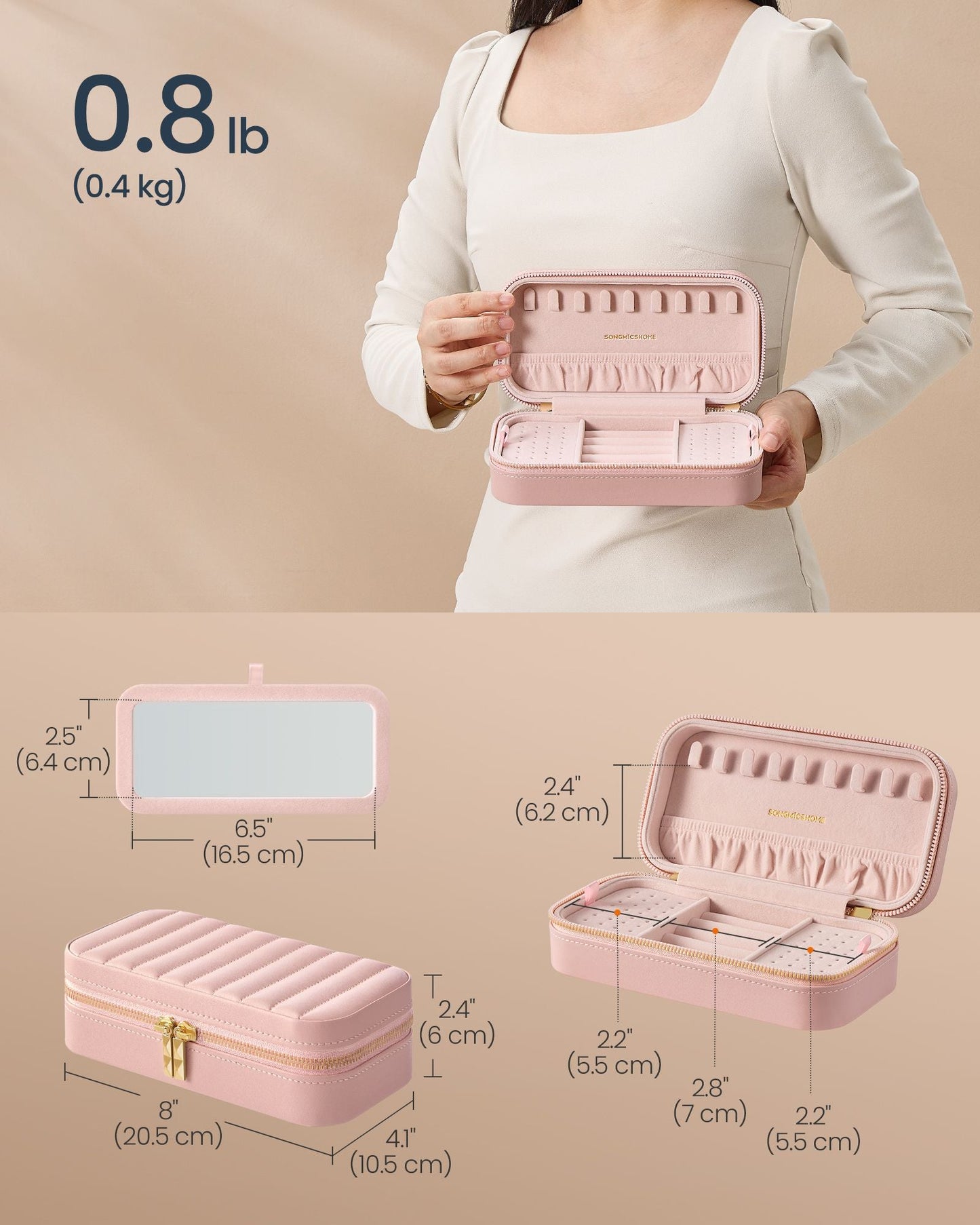 Travel Jewelry Case