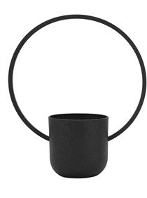 Black Hanging Pot, Size Options