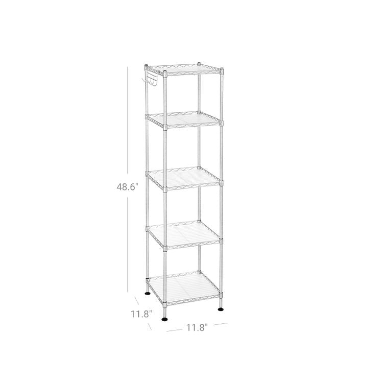 Bathroom Shelf Silver