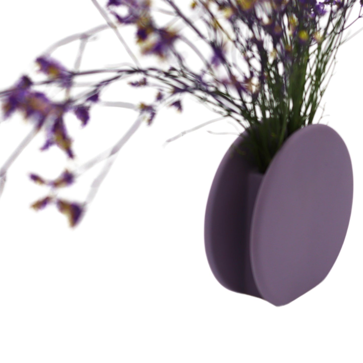 Lavender Macaroon Ceramic Vase - Pair