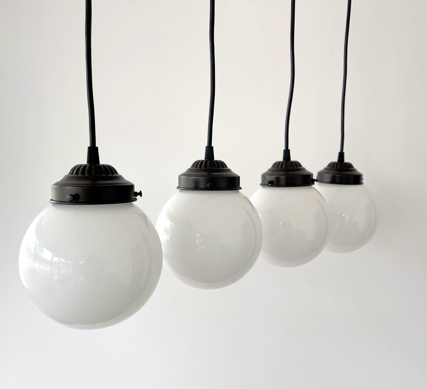 MODERN CONTEMPORARY Glass Dining Room Chandelier PENDANT Light