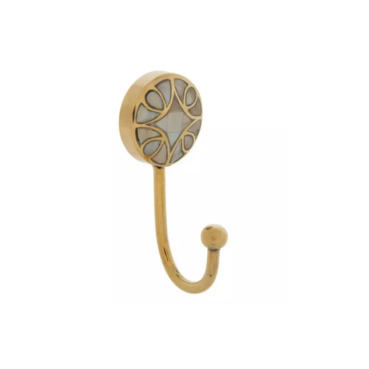 Mother of Pearl Metal Wall Hook | Stylish Hook Decoration