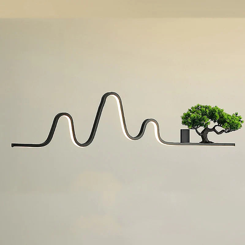 Élisa's IP65 Waterproof LED Wall Lamp - Modern Garden and Villa Landscape Plant Light