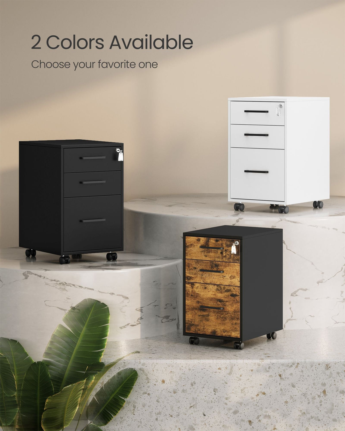 Office Filing Cabinet with Lock