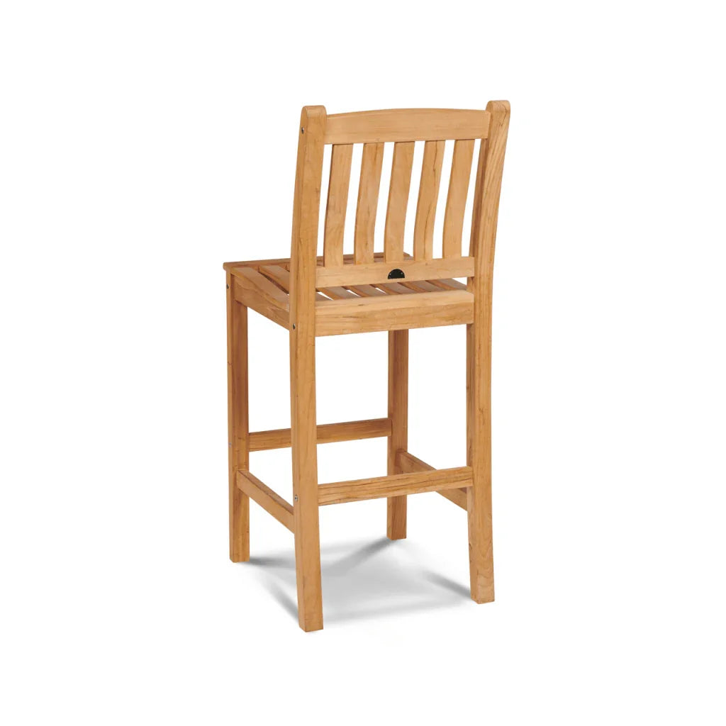 Oasis Teak Patio Square Bar Height Dining Set 3PC