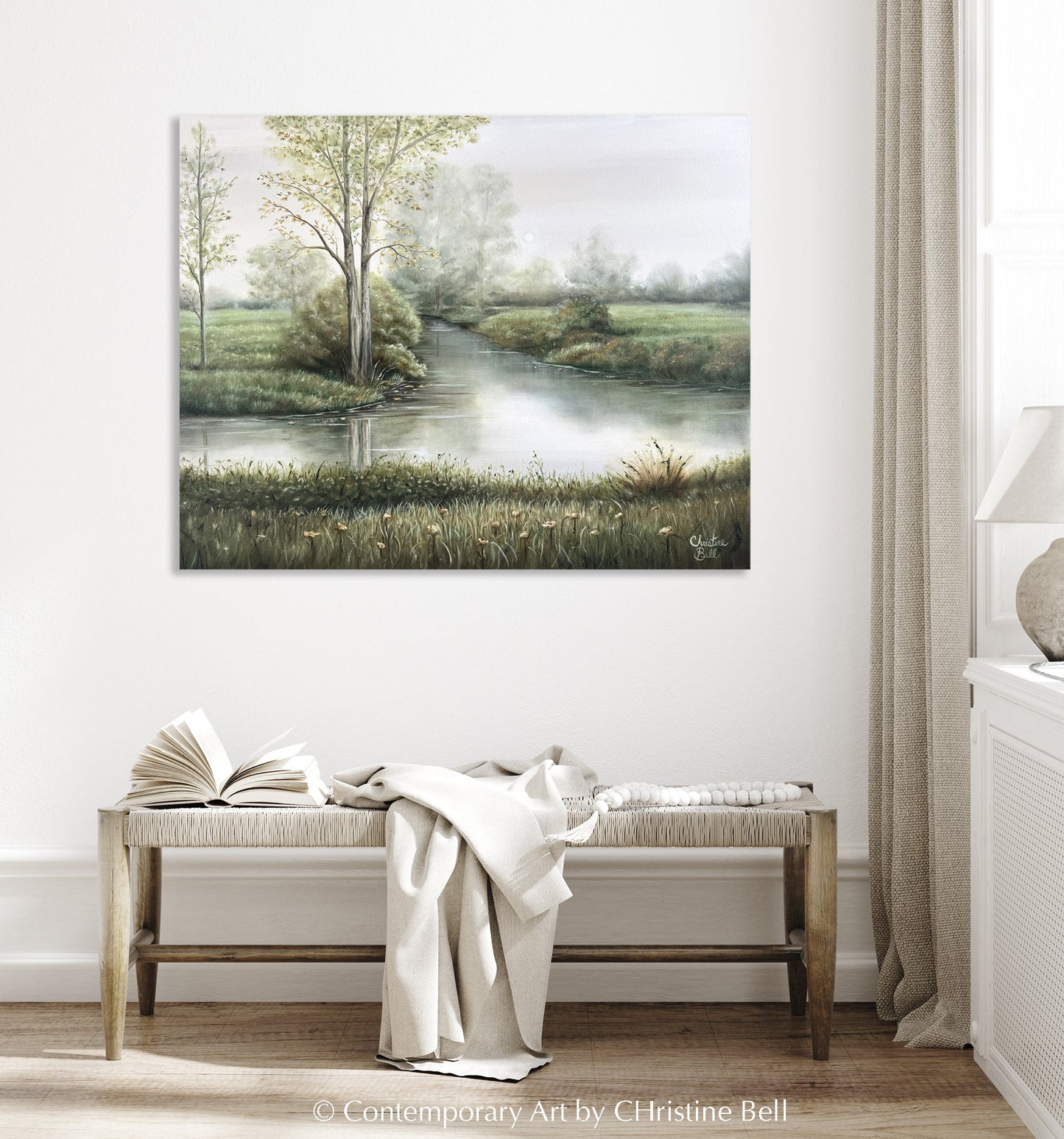 "Where Time Stands Still" ORIGINAL Coastal Landscape Oil Painting, 30x24"