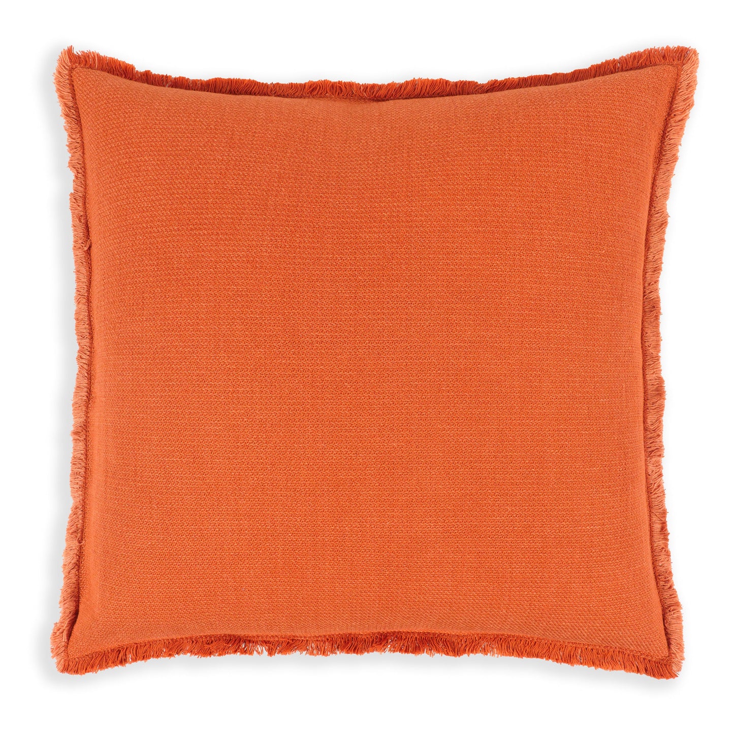 Garment Washed Flange Decorative Pillow