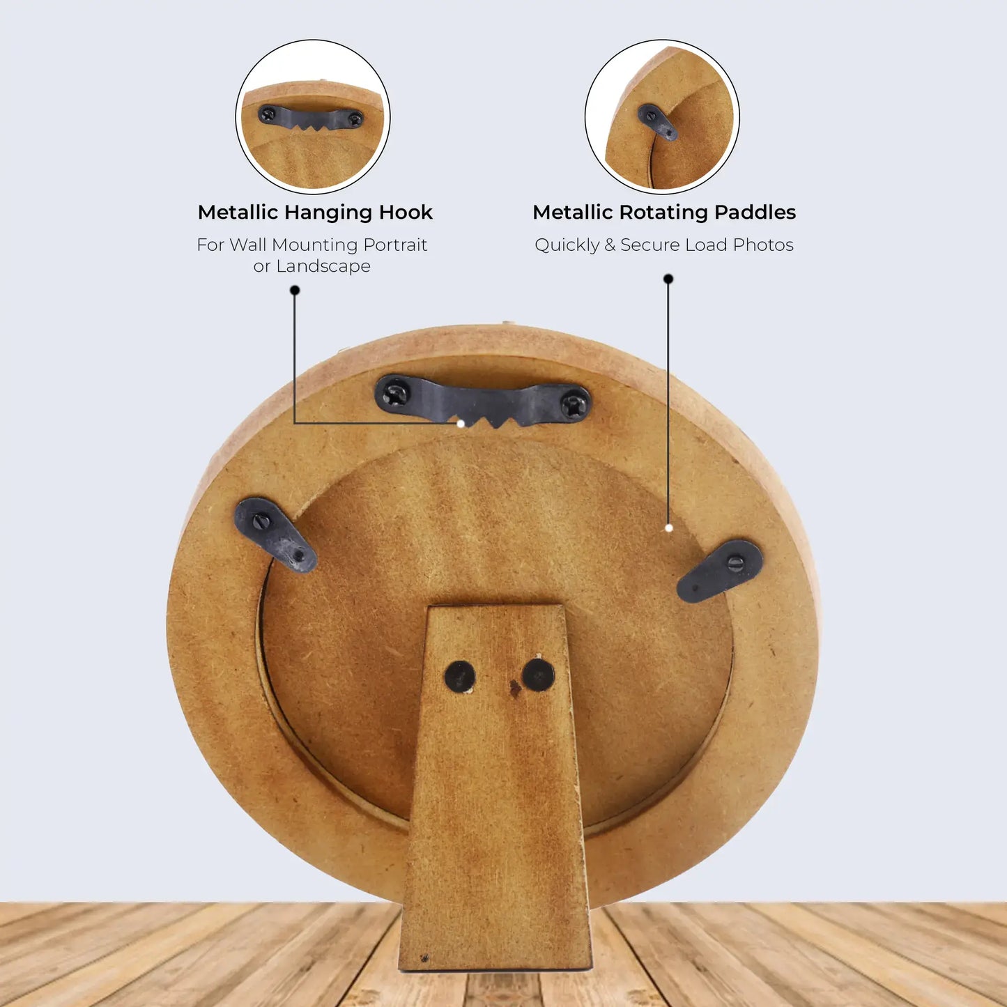 Round Baby Picture Frames Palace Soul Bone Inlay Collection