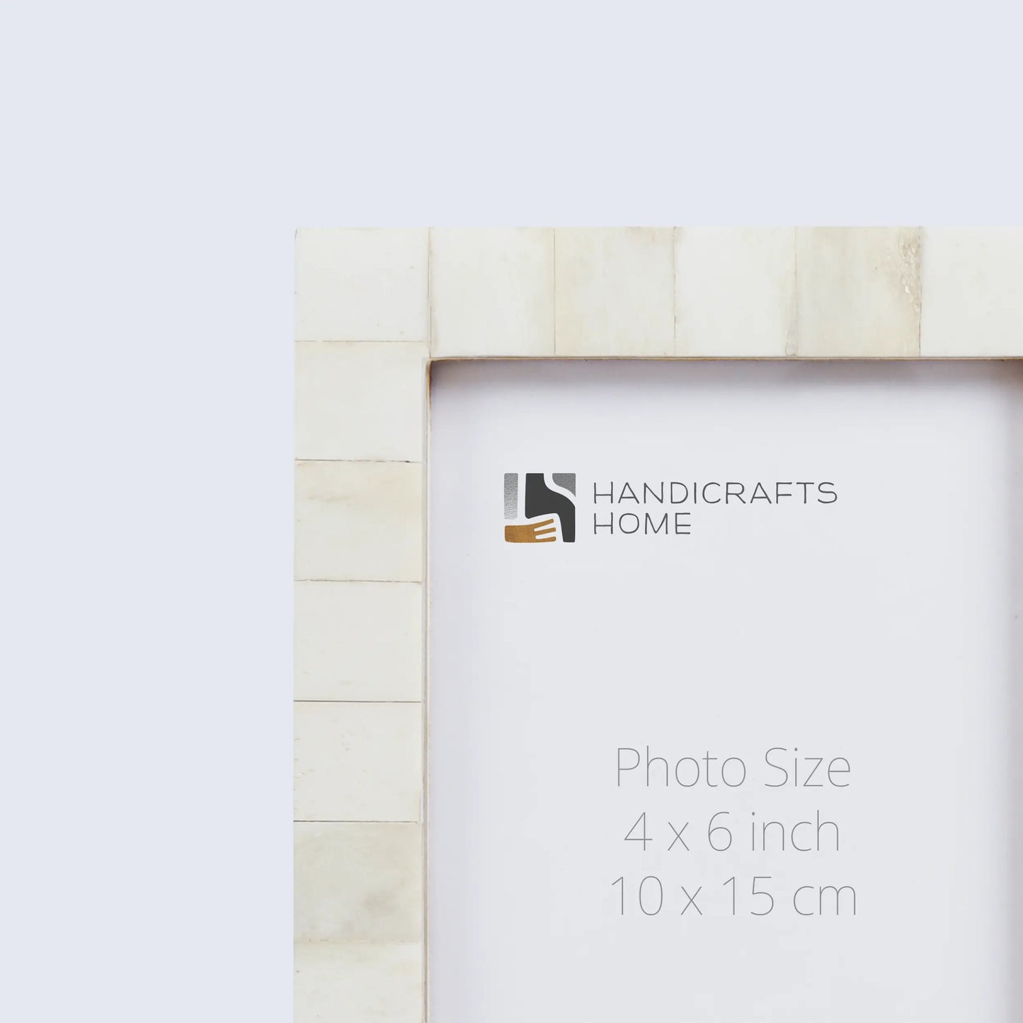 Poster Picture Frame Classic Bone Inlay in 2 Sizes, White