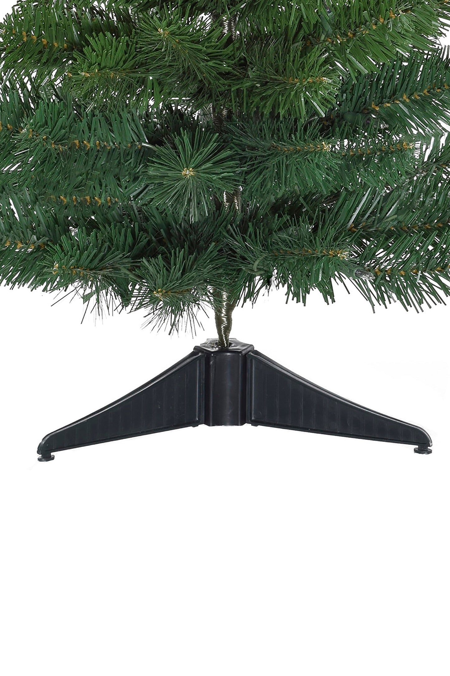 24" Tabletop Ombre Green Christmas Tree with Plastic Stand