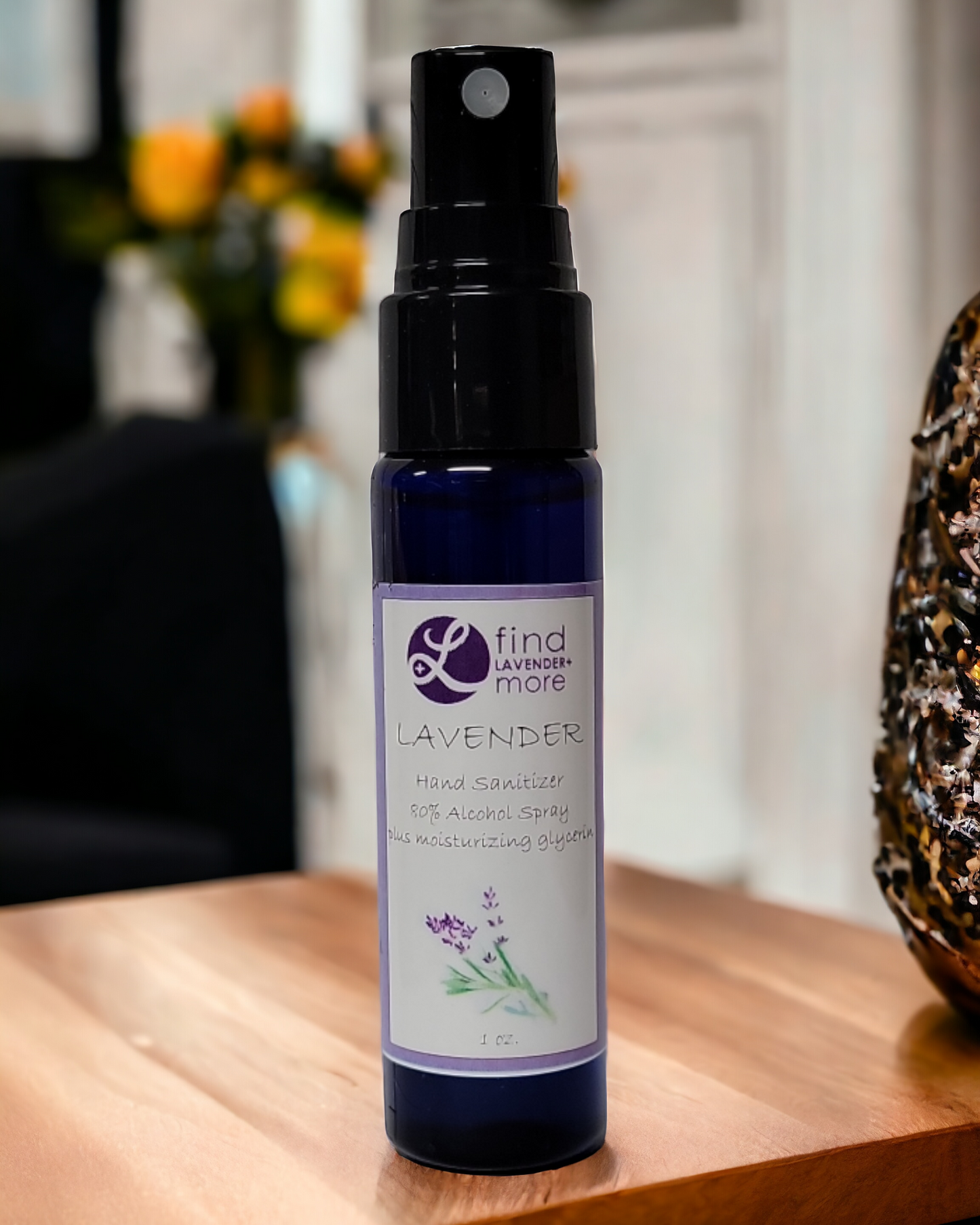 Lavender Hand Spray Sanitizer 3Pack Set Natural Scented