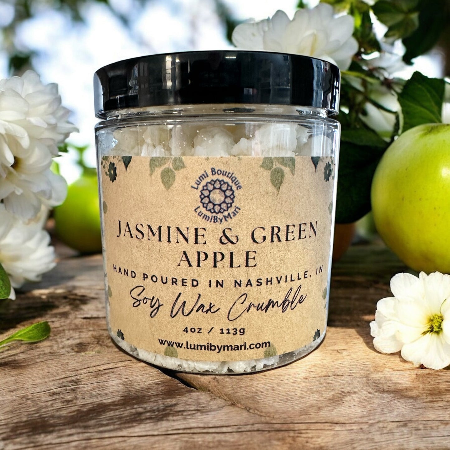 Jasmine & Green Apple Wax Melt Crumble
