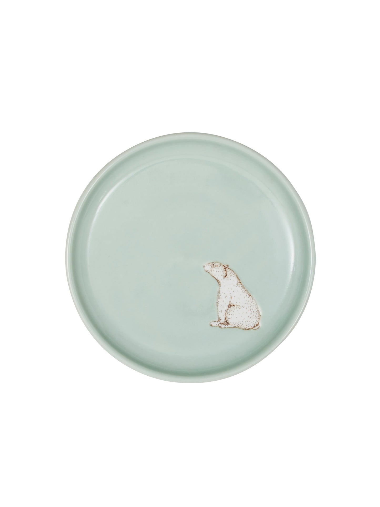 Polar Bear Ceramic Plate