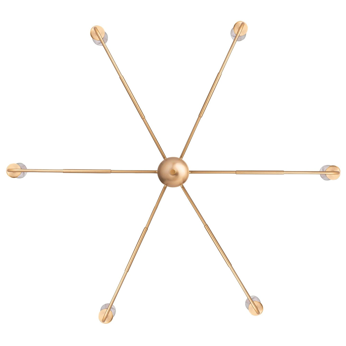 Radiant 6-Light Industrial Traditional Dimmable Chandelier