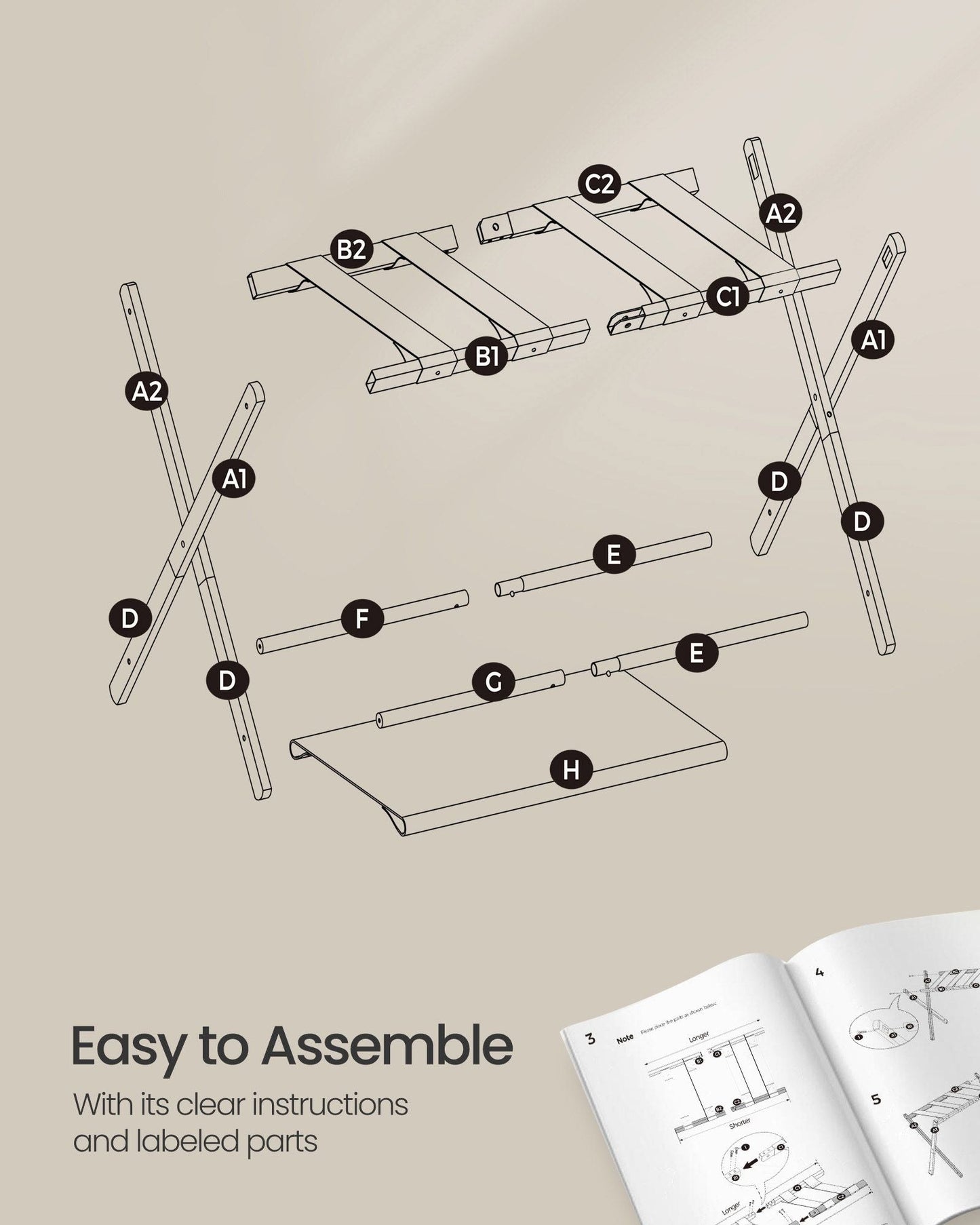 Luggage Rack for Guest Room