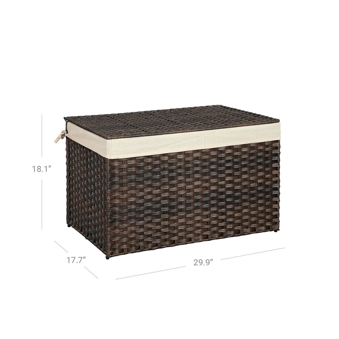 Storage Basket with Lid, 42.3 Gallon (160L)