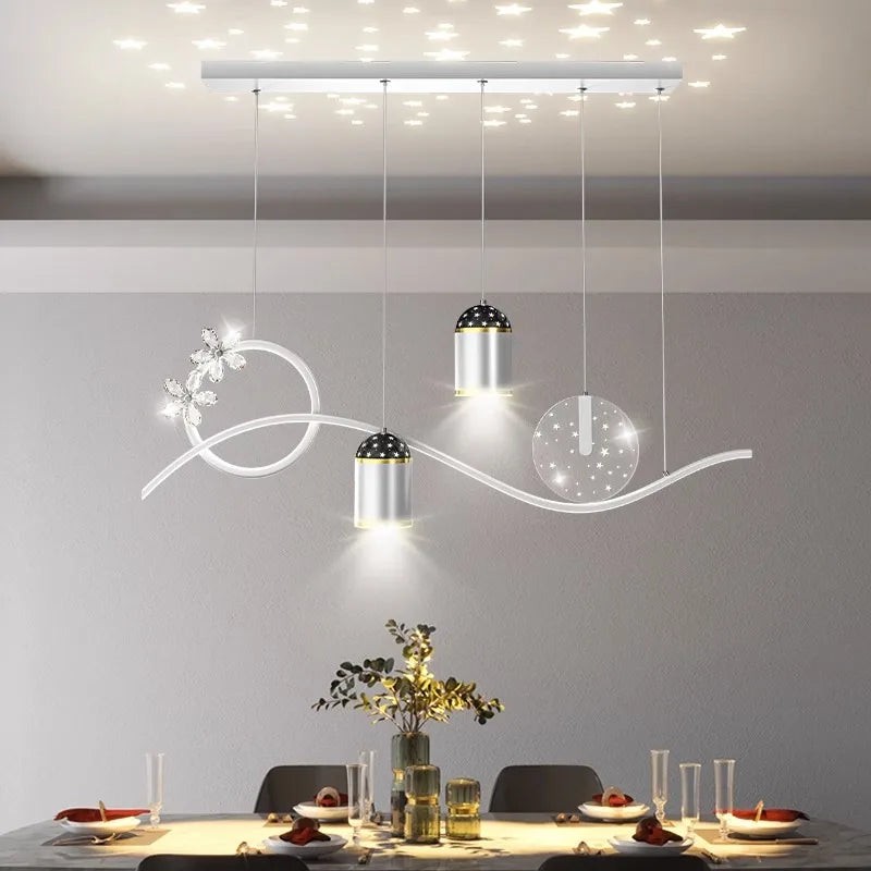 Elegant Crystal Chandelier - Perfect for Home Decor, Restaurants, and Villa Ceilings