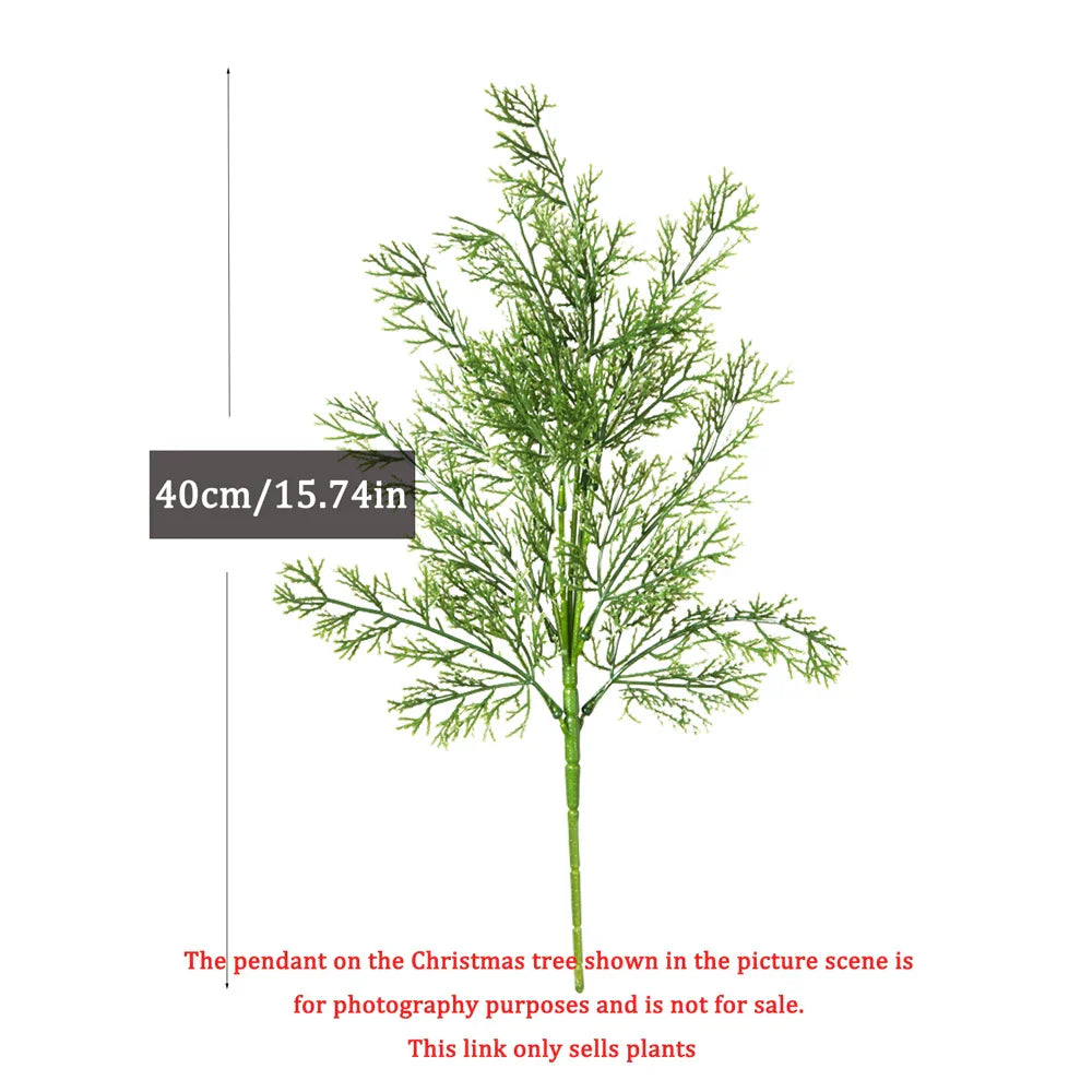Dlight Decor 50cm Christmas Pine Tree with Realistic Cedar Branch