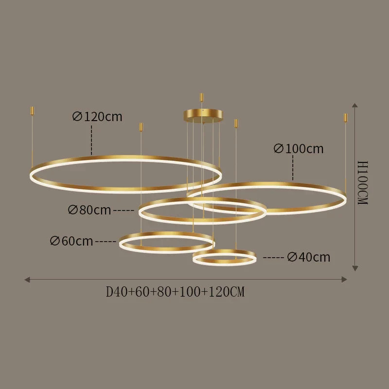 Nordic Modern LED Living Room Chandelier - Stylish Lighting for Living Rooms, Bedrooms, and Home Decor