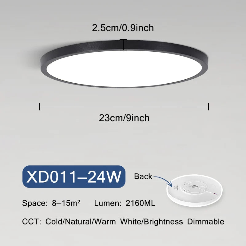 Sky Smart Lamps Led Ceiling Light Fixture - Moon Lights with APP Remote Control - Ideal for Living Room and Bedroom Decor - 18W and 42W Options