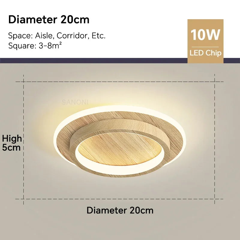 Modern LED Chandelier - Perfect Lighting Fixture for Aisle, Corridor, Stairs, Foyer, Balcony, and Bedroom
